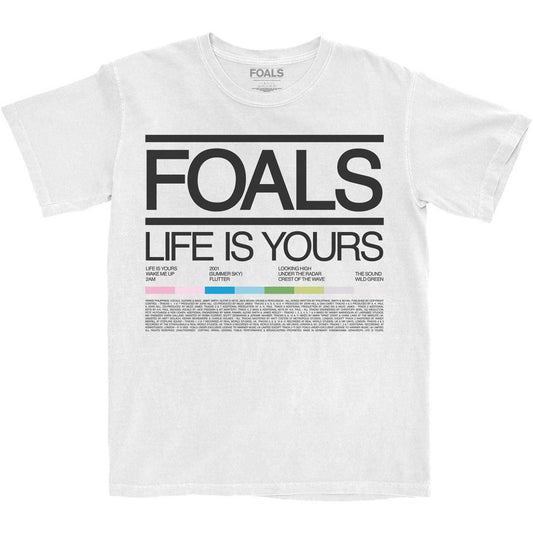 Unisex T-Shirt Life Is Yours Song List
