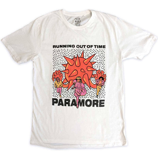 Paramore Unisex T-Shirt: Running Out Of Time  Running Out Of Time Short Sleeves