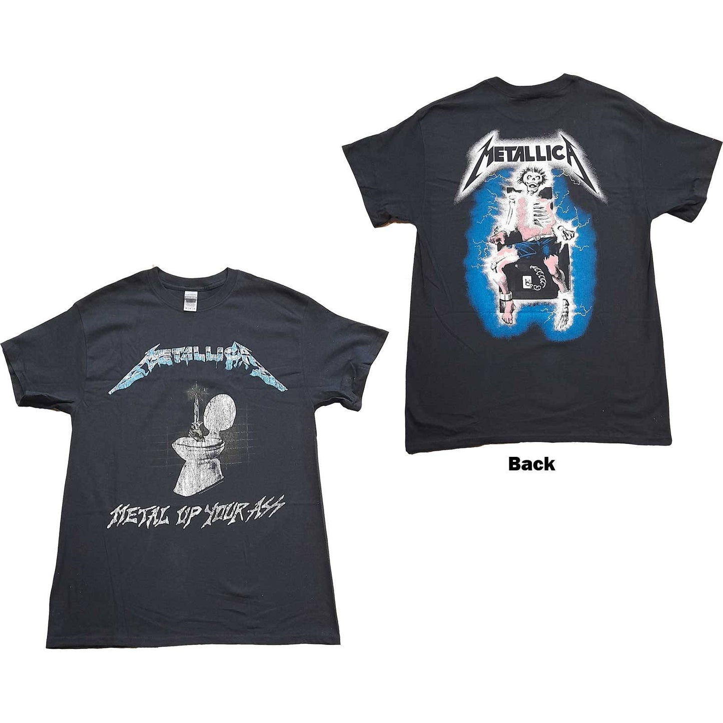 Unisex T-Shirt Metal Up Your Ass Back Print