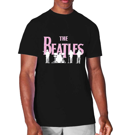 Unisex Hi-Build T-Shirt Band Silhouettes Hi-Build, Puff Print
