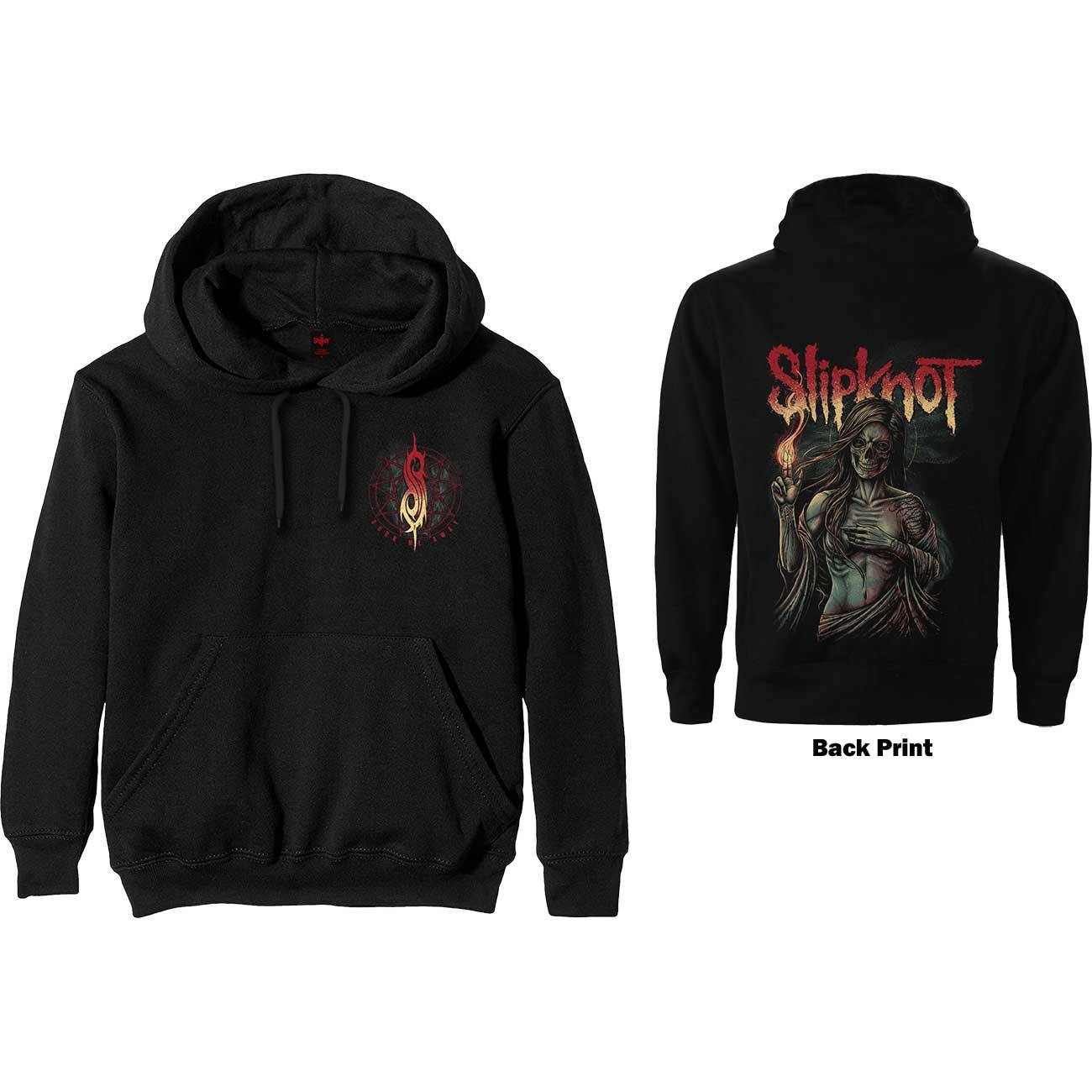 Unisex Pullover Hoodie Burn Me Away Back Print