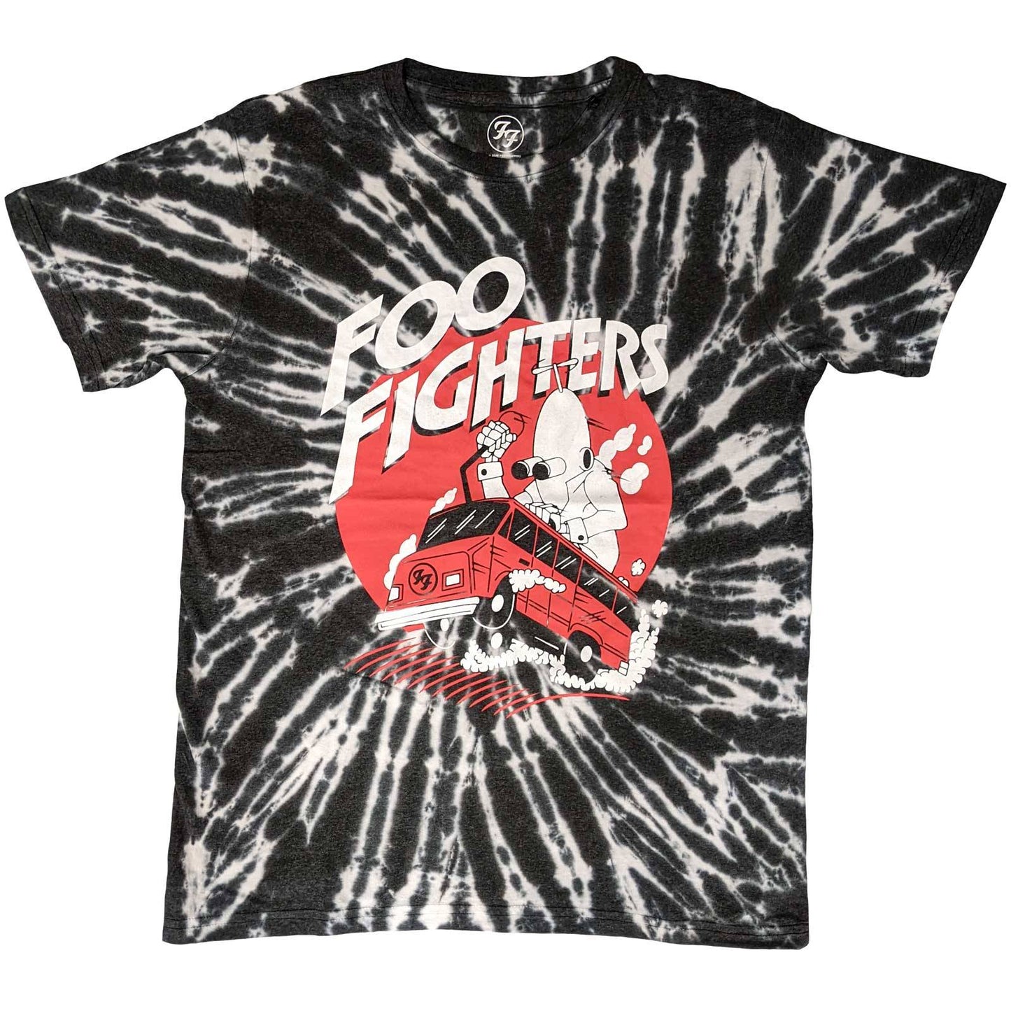 Unisex T-Shirt Speeding Bus Dip Dye, Dye Wash