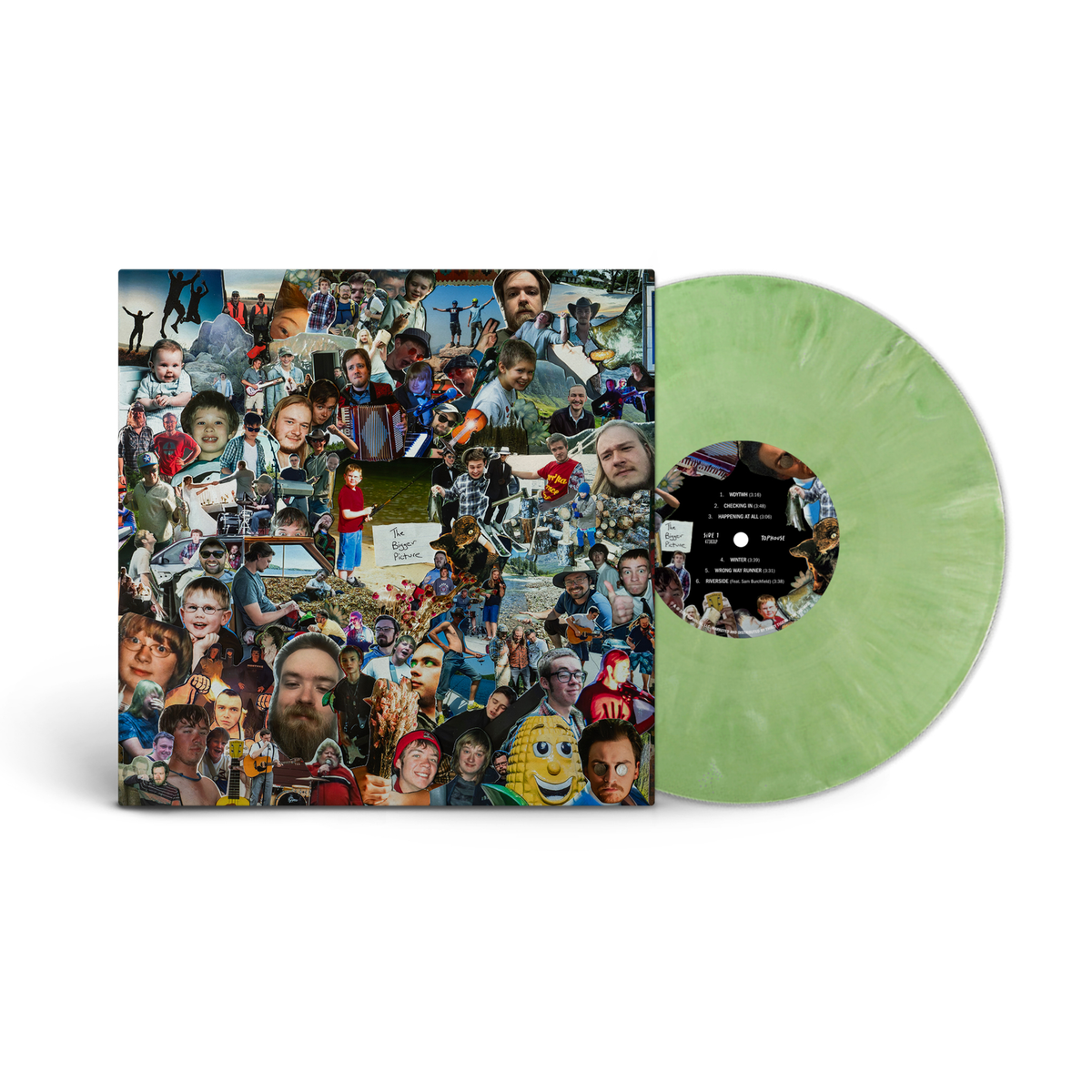 Tophouse - The Bigger Picture LP - Green Eco-Mix packshot