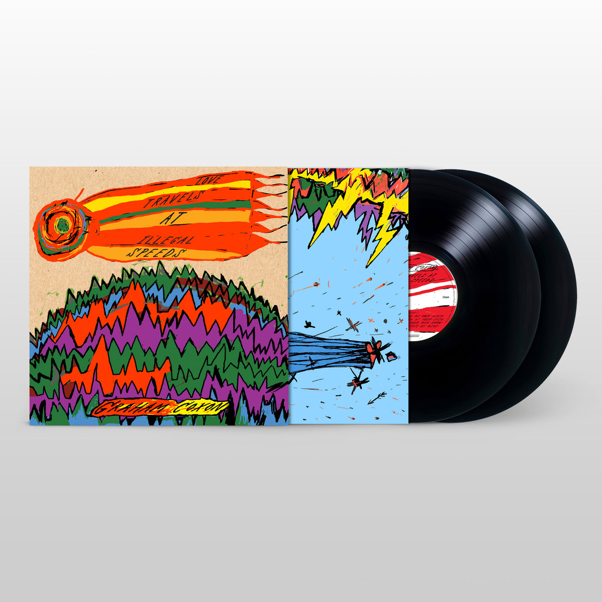 Graham Coxon – Love Travels At Illegal Speeds – 2LP packshot