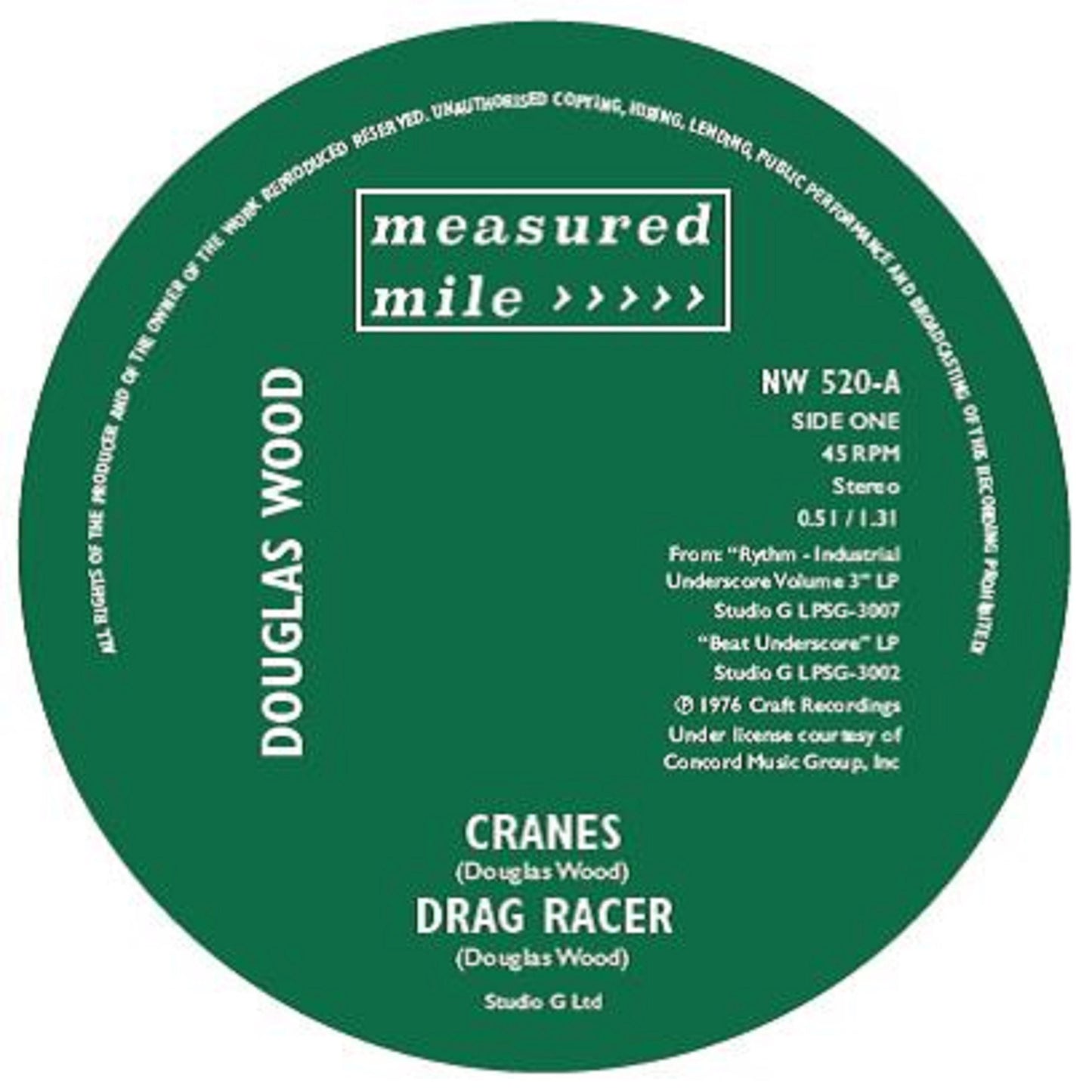 Cranes / Drag Racer / Sprocket Shuffle