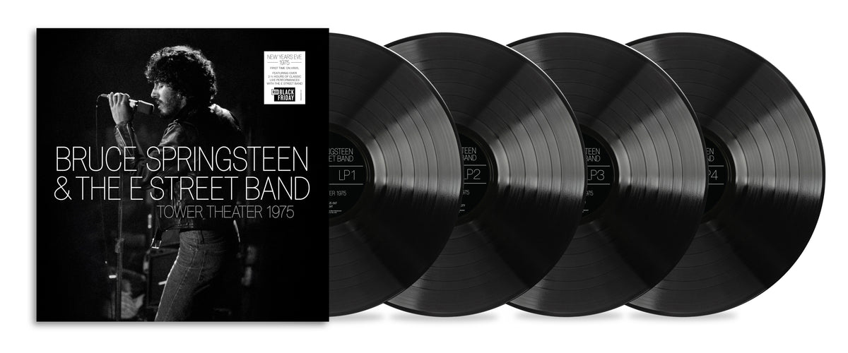 Bruce Springsteen & The E Street Band - Live at Tower Theater Philly 1975 4LP - Black packshot