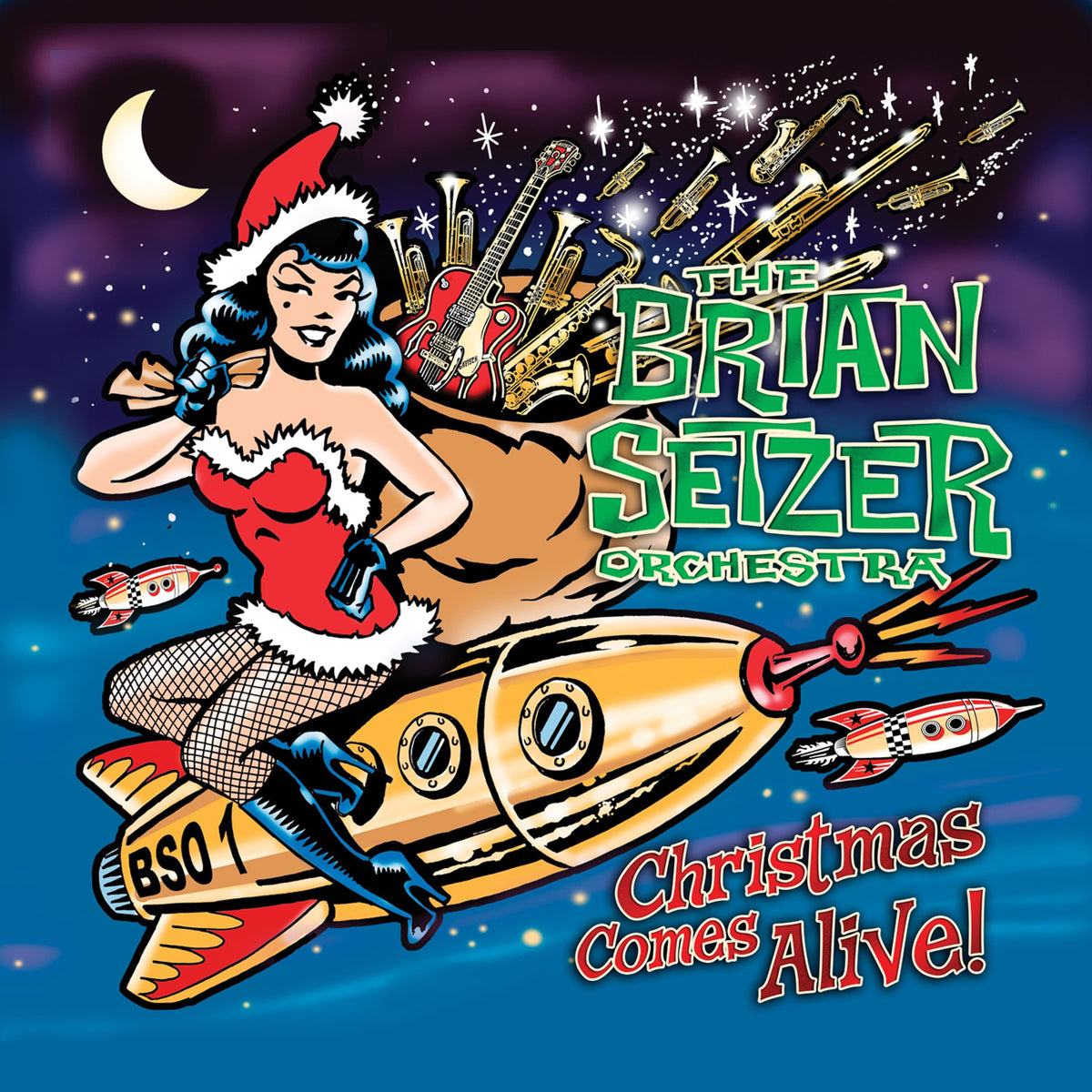 Brian Setzer Orchestra - Christmas Comes Alive! artwork