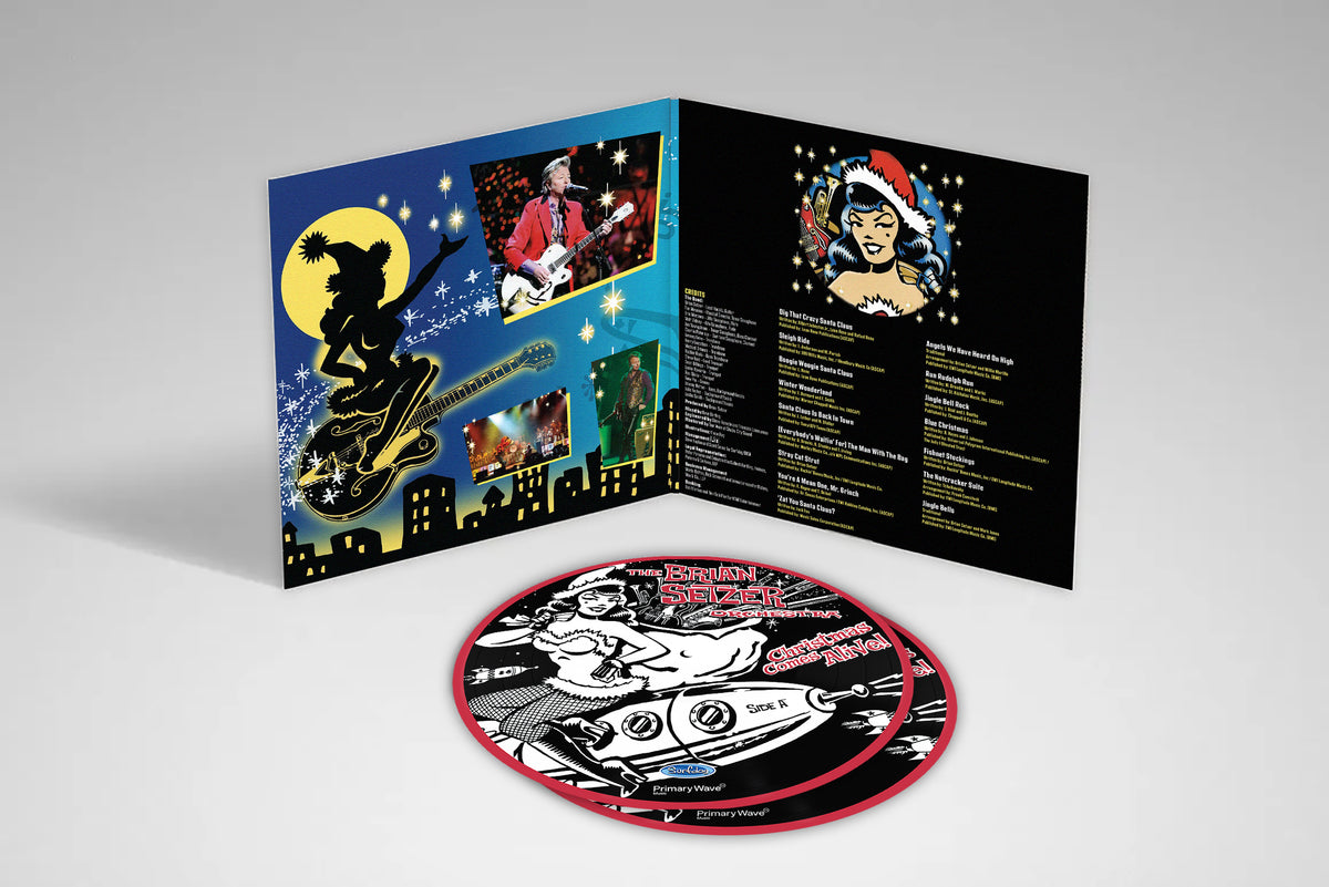 Brian Setzer Orchestra - Christmas Comes Alive! 2LP - Black packshot