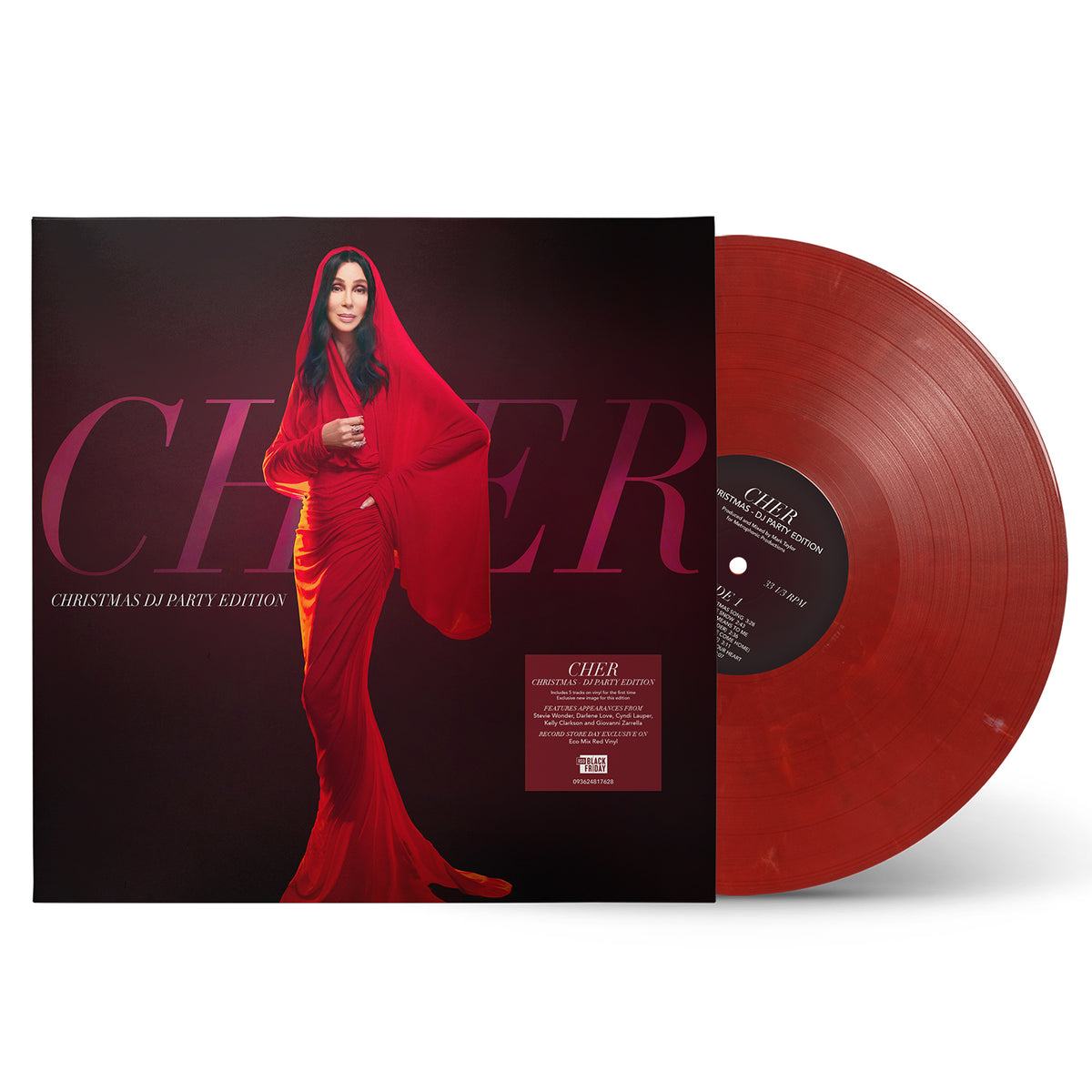 Cher - Christmas EP 12" - Red Ecomix packshot