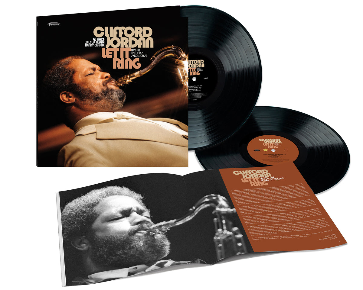 Clifford Jordan - Let It Ring: Live at the Jazz Showcase 2LP - Black packshot