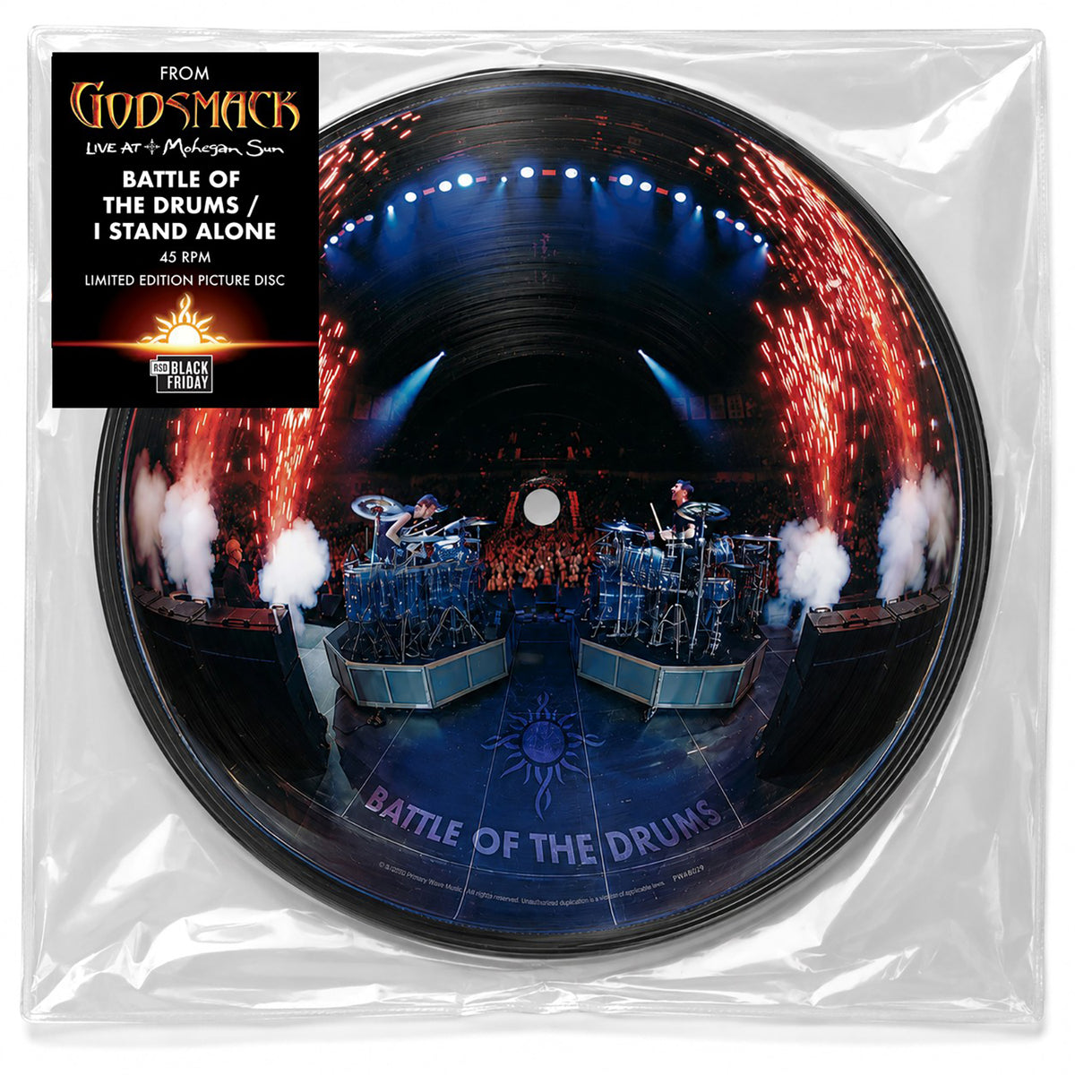 Godsmack - Battle of the Drums LP - Picture Disc packshot