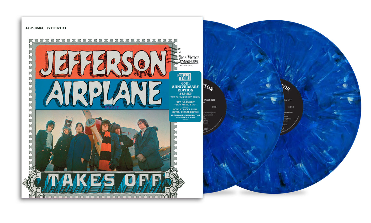 Jefferson Airplane - Jefferson Airplane Takes Off 2LP - Blue Marble packshot
