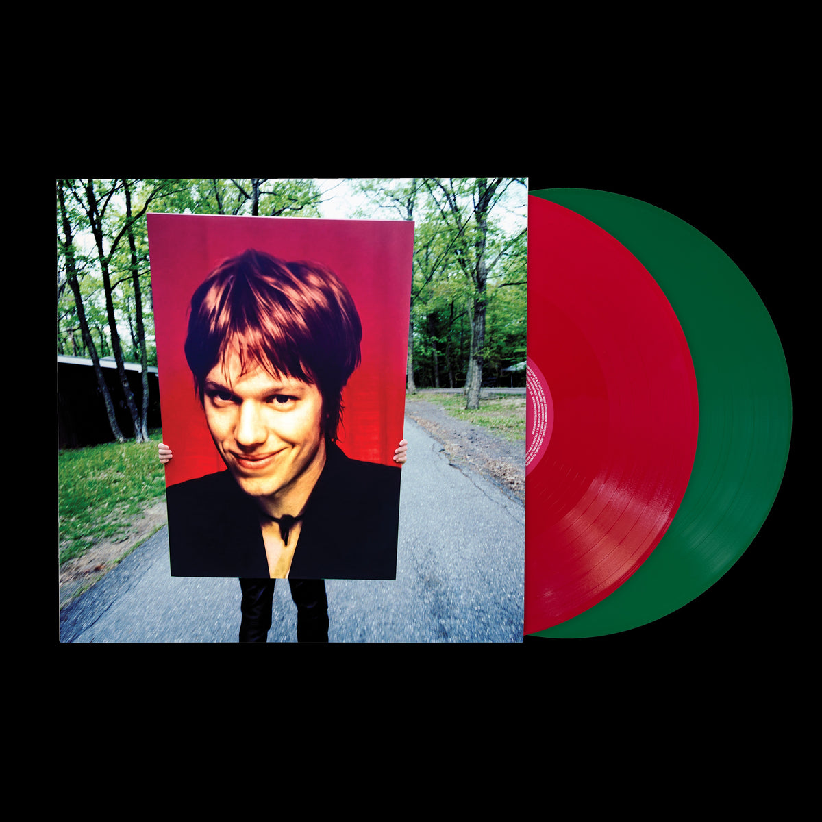 Jason Falkner - Presents Author Unknown 2LP - Opaque Red & Green packshot