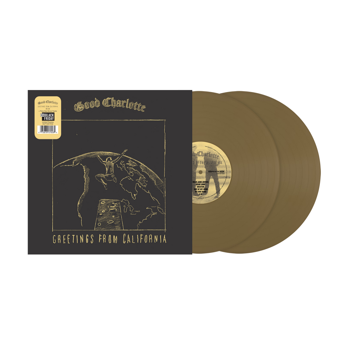 Good Charlotte, The Madden Brothers - Greetings From California 2LP - Black packshot