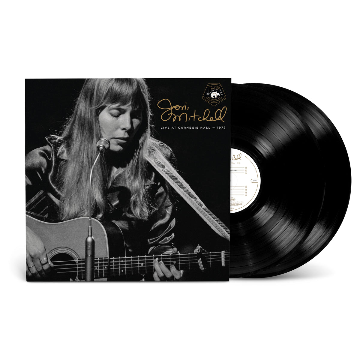 Joni Mitchell - Live At Carnegie Hall, 1972 2LP - Black packshot