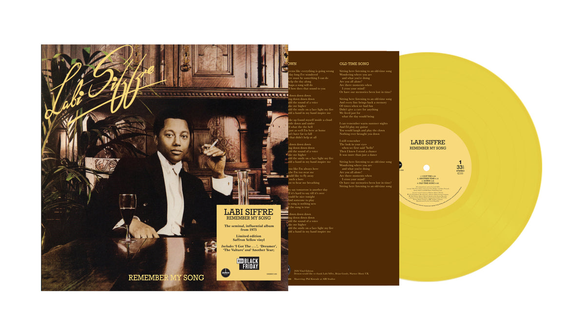 Labi Siffre - Remember My Song LP - Yellow packshot