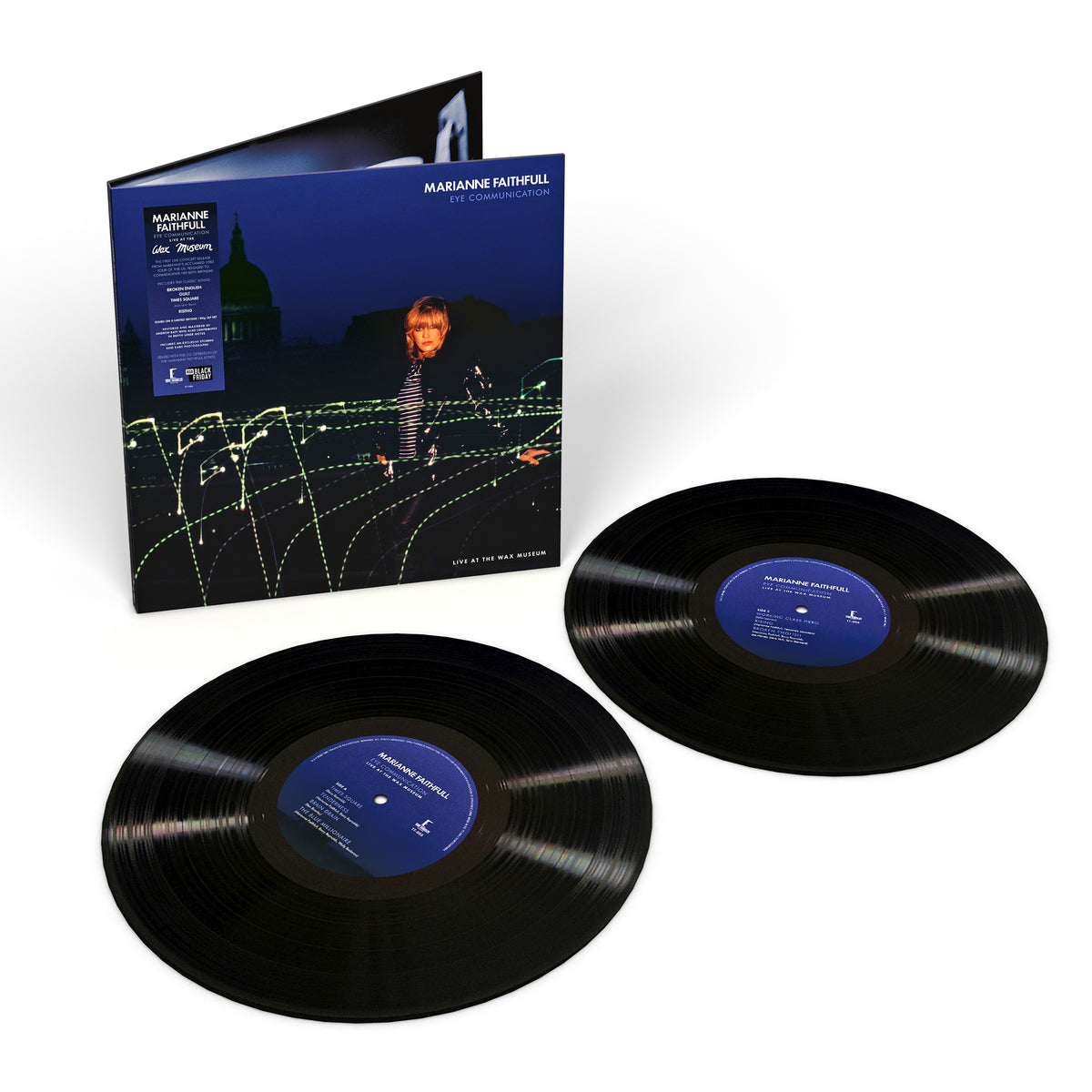 Marianne Faithfull - Eye Communication: Live at The Wax Museum 1983 2LP - Black packshot