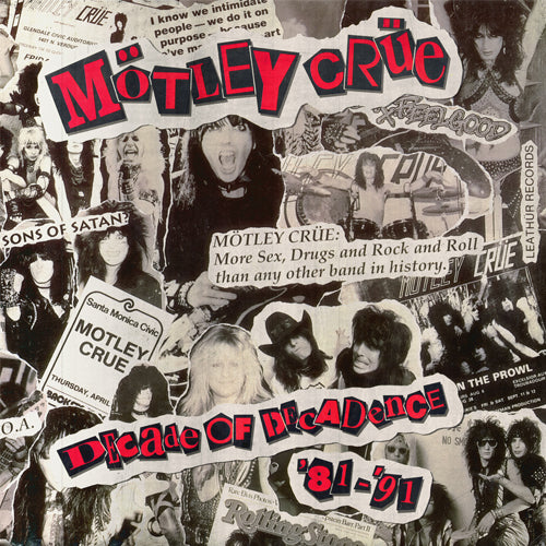 Motley Crue - Decade of Decadence 81-91 artwork
