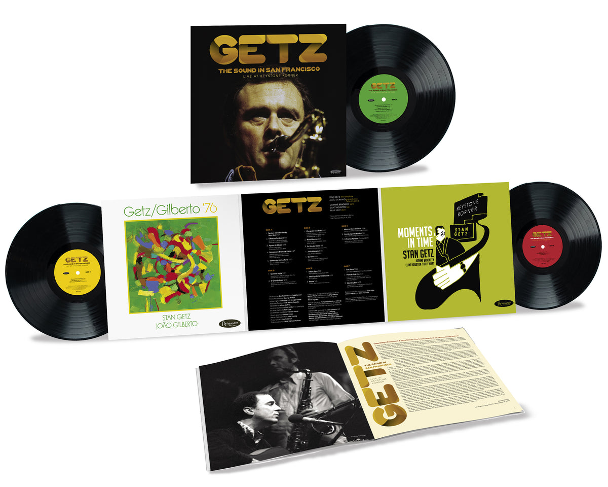 Stan Getz - Live at the Jazz Showcase 2LP - Black packshot