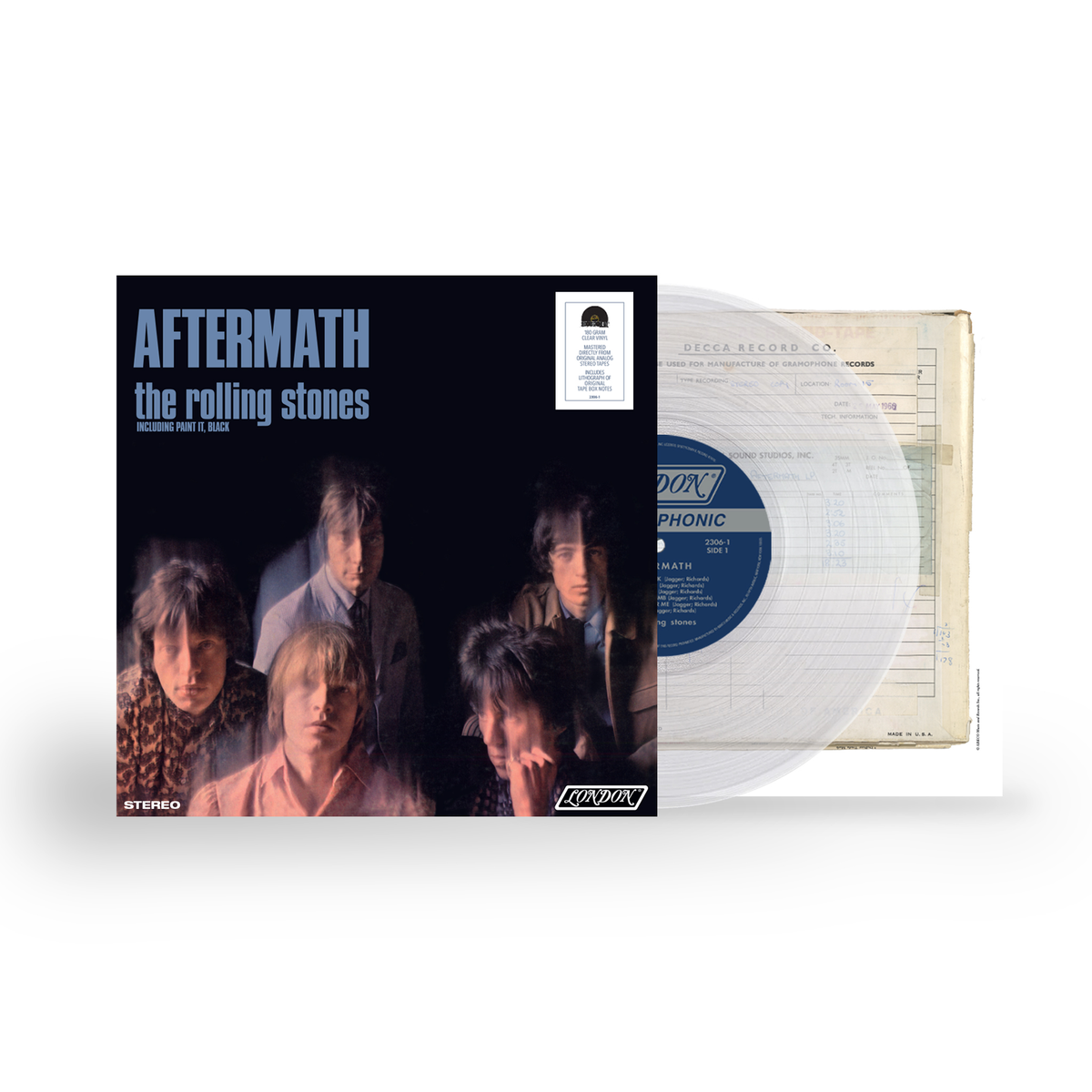The Rolling Stones - Aftermath (US) LP - Clear packshot
