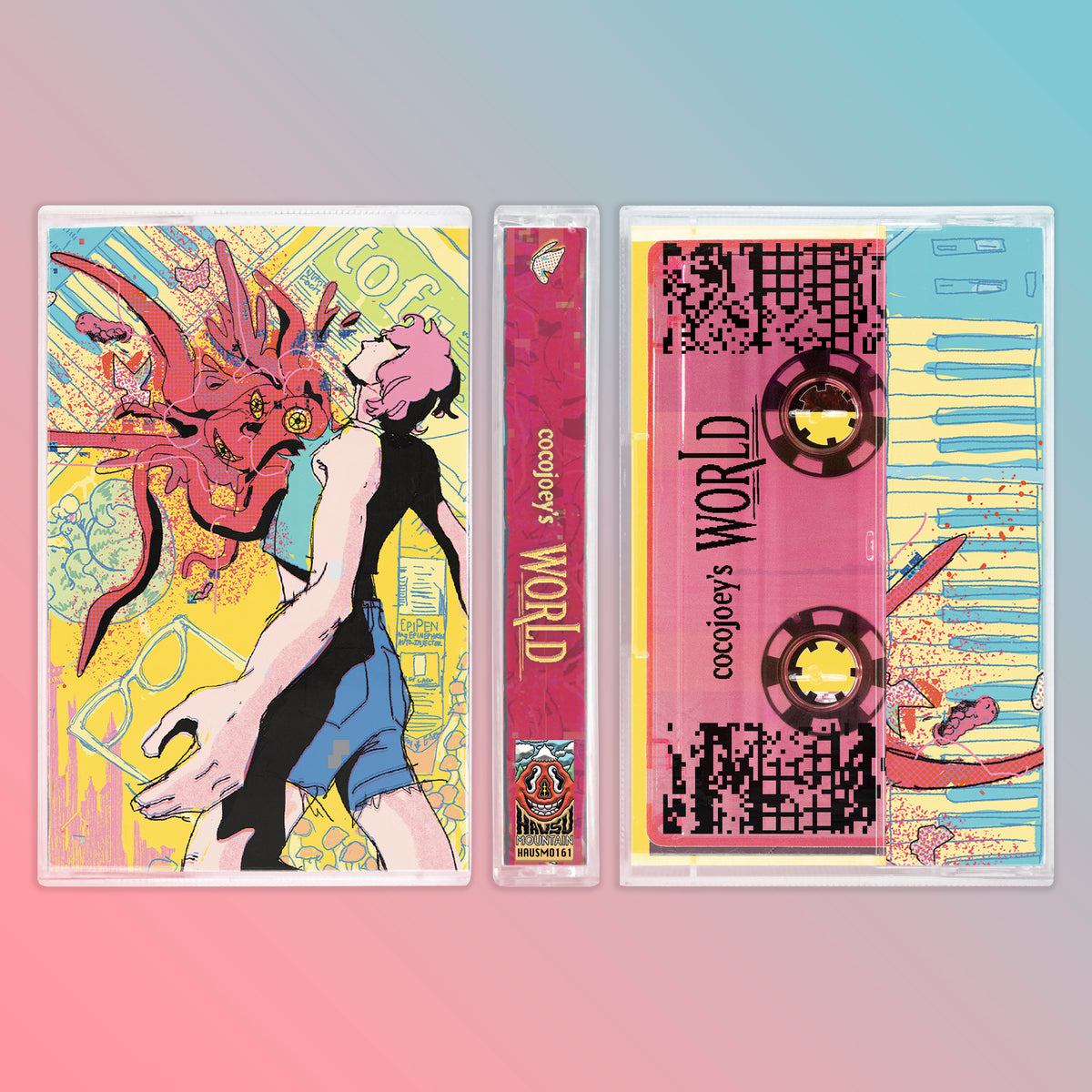 Cocojoey - Cocojoey's World Fluorescent Pink cassette packshot