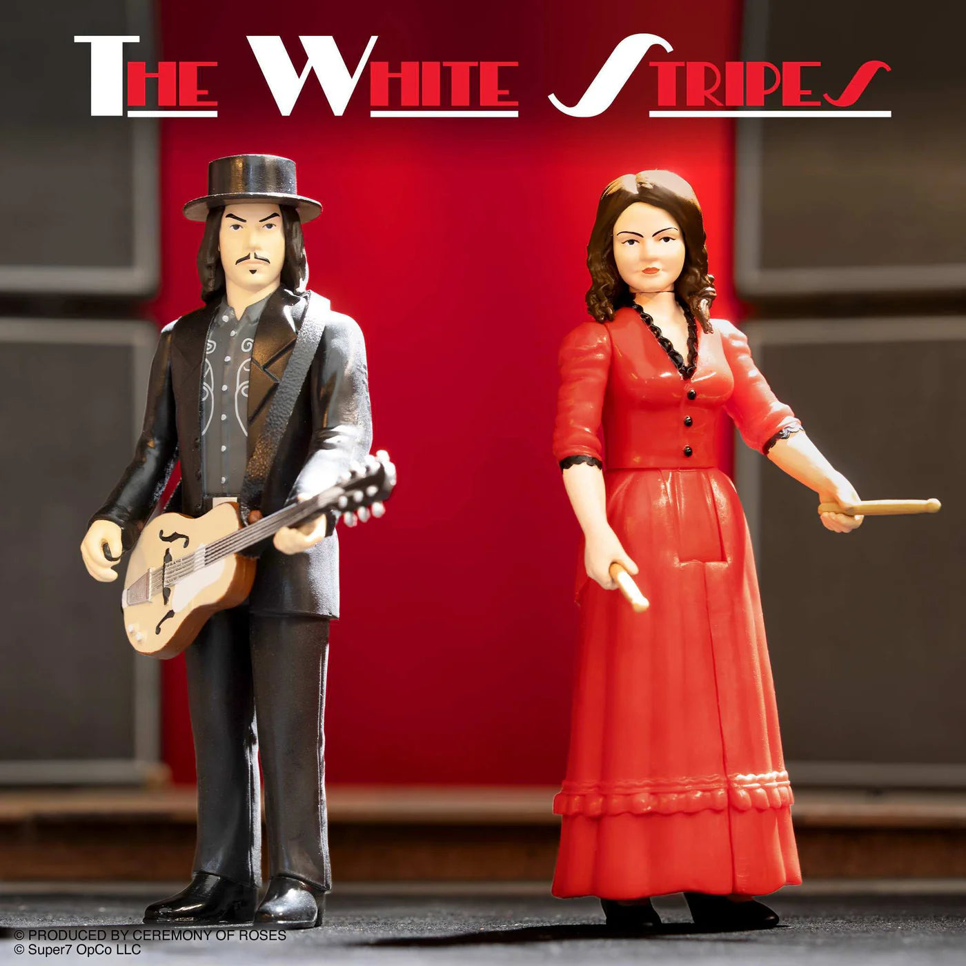 White Stripes Reaction Figures Wave 01