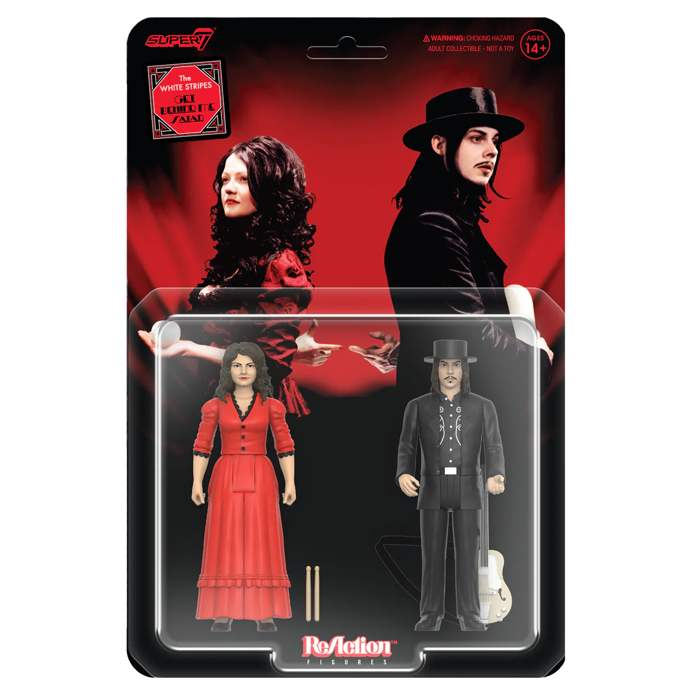 White Stripes Reaction Figures Wave 01